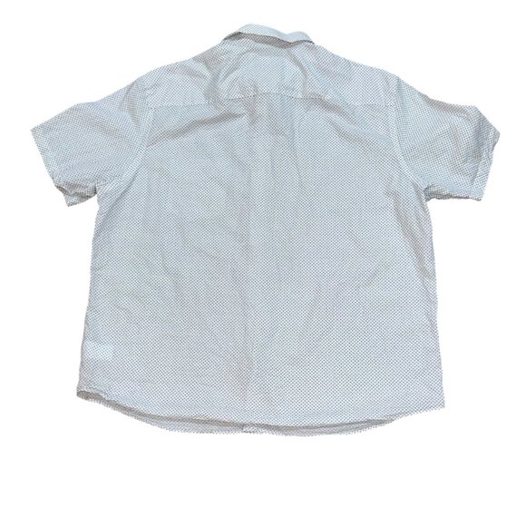 UNTUCKit Short Sleeve Button Up Casual Shirt Cotton Linen XXL Collar‎ Summer - Picture 5 of 8